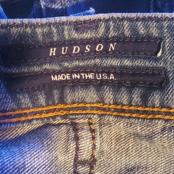 HUDSON Vintage Low Rise Boot Cut Jeans MED Wash Women's 26  NO FLAP BACK POCKETS - Picture 13 of 17